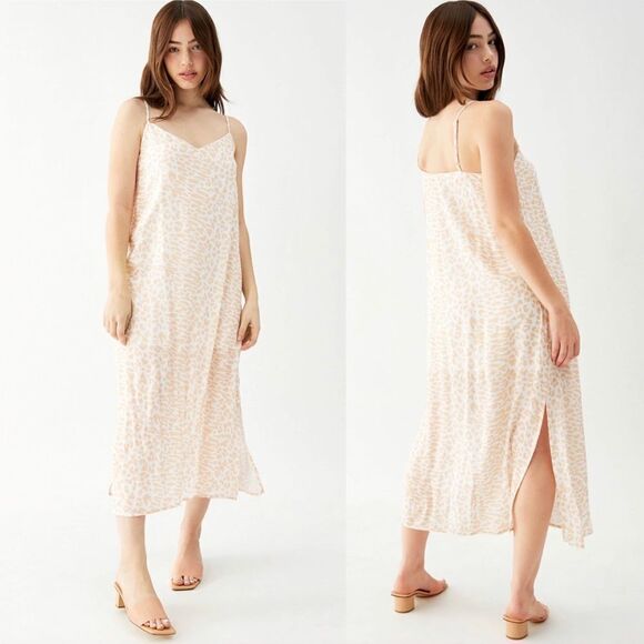 Charlie Holiday Lina Animal Print Midi Slip Dress XS - Picture 2 of 8